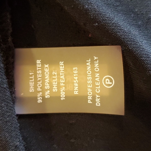 CALVIN KLEIN Womens Black Faux Fur Long Sleeve Open Cardigan Top Size: L - Picture 4 of 6